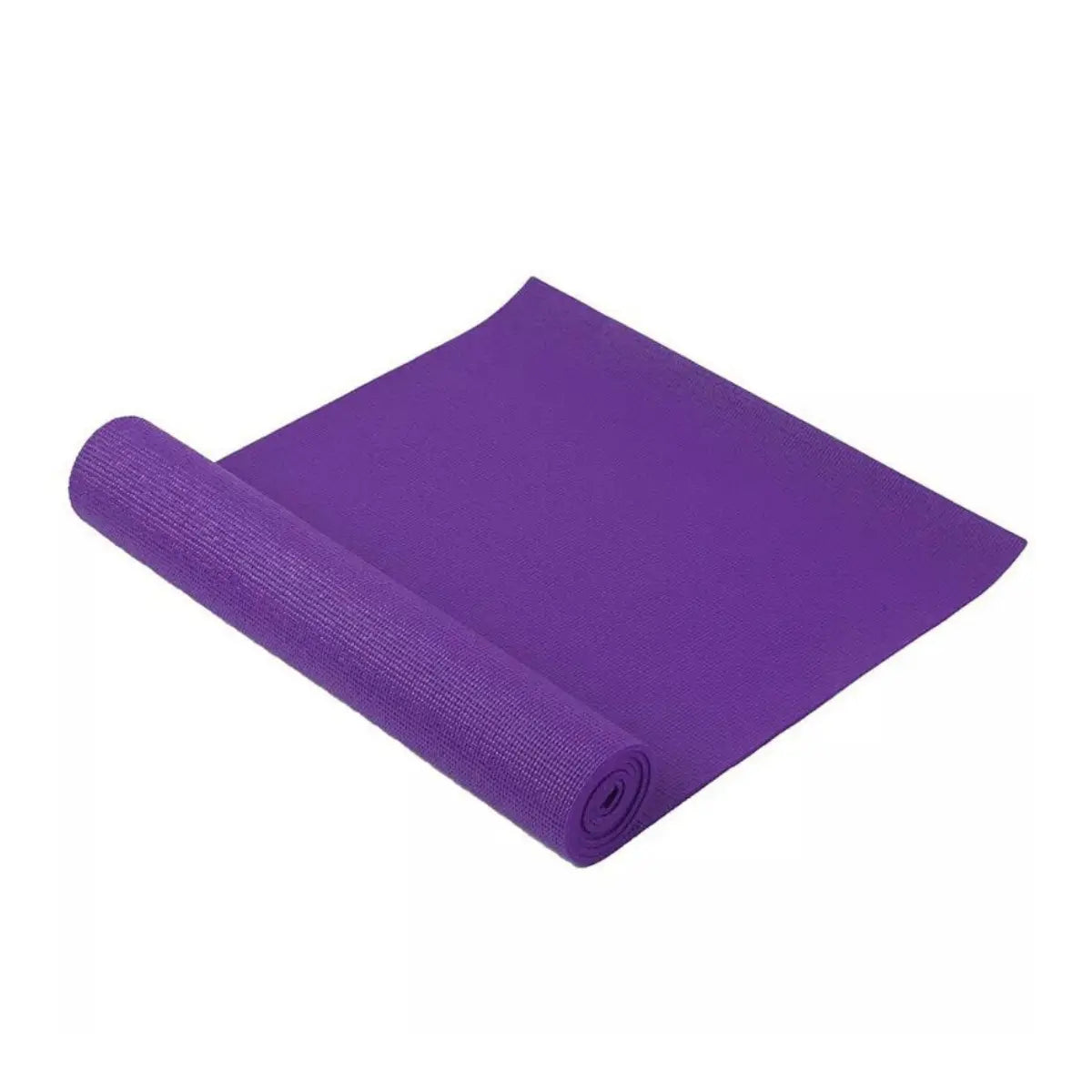 High-Performance Yoga Mat with Carrying Straps Black Lavender