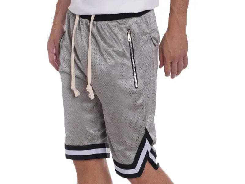 Solid Mesh Basketball Active Shorts Lime Milo