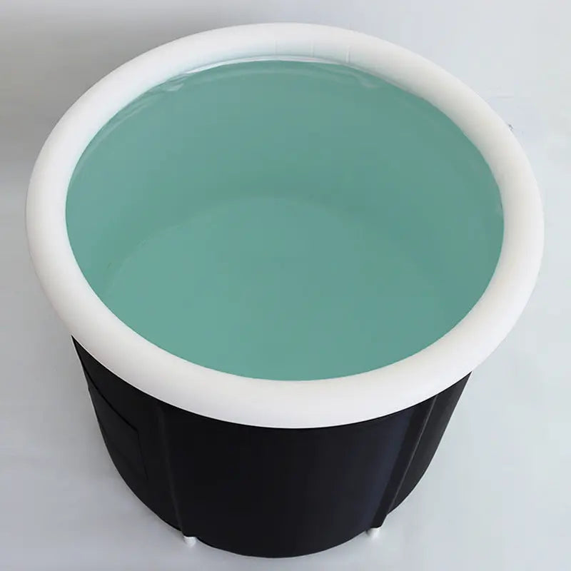 Foldable Ice Bath Tub for Athletic Recovery Teal Simba
